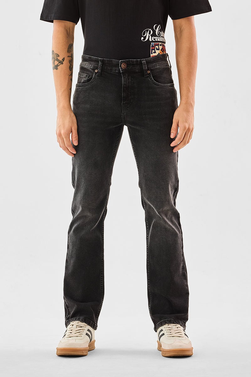 SNITCH Straight Fit Stretch Washed Jeans - Image 3